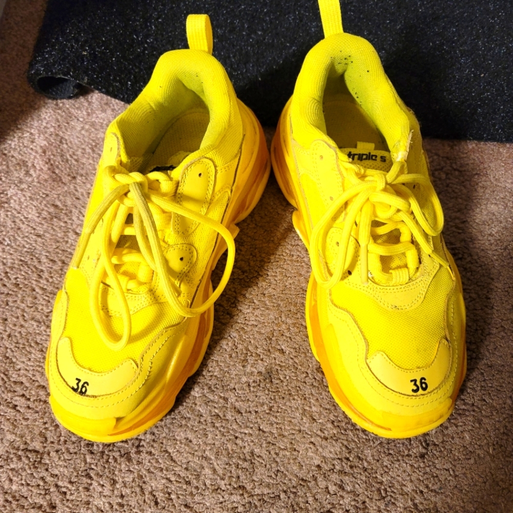 Almost new Triple S sneakers US size 6.5